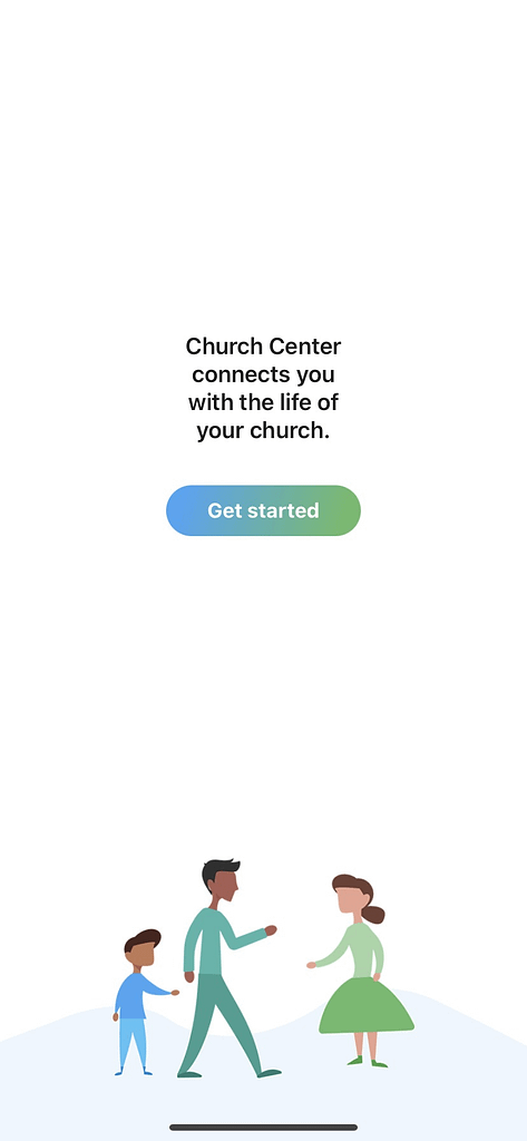Church Center get started
